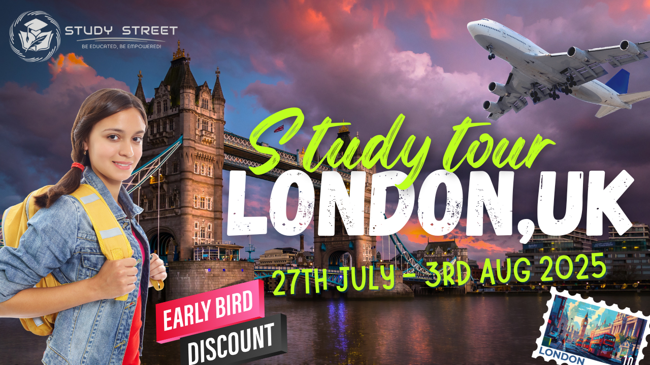 Yellow and Green Bold London Travel YouTube Thumbnail